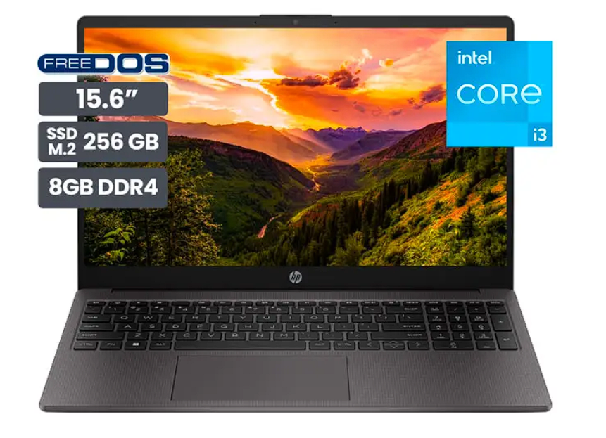 Notebook HP 250 G10 i3 NEO305 (sin Sistema Operativo) | 15.6″ FHD